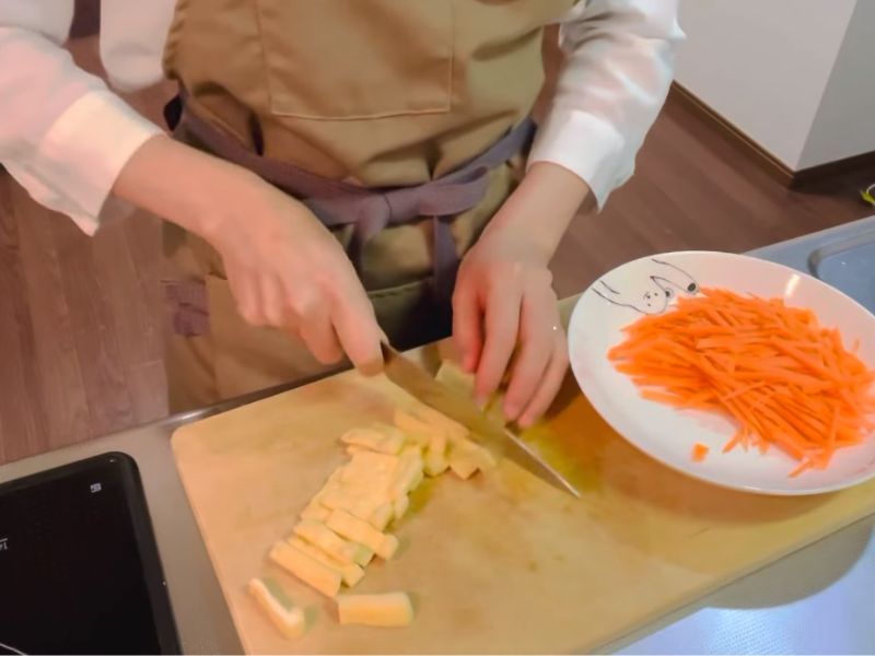 Đậu hủ ky thái sợi vừa ăn