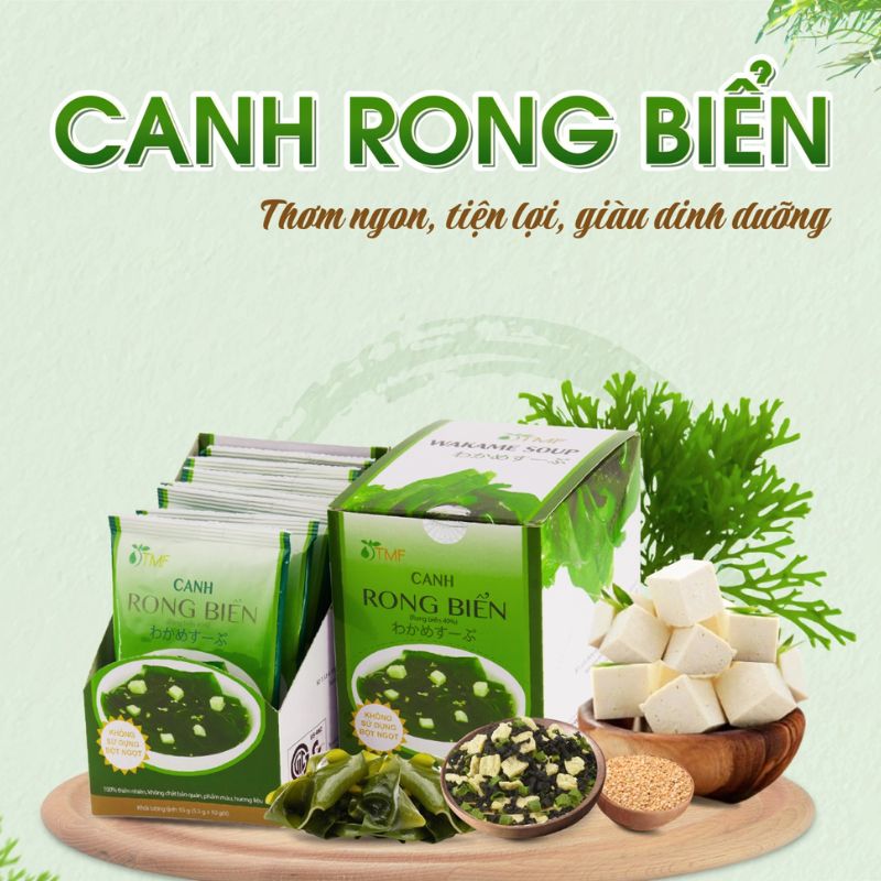 Canh rong biển ăn liền Tâm Minh