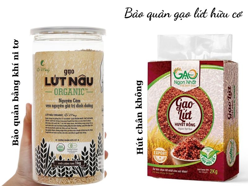 Cách bảo quản gạo lứt hữu cơ