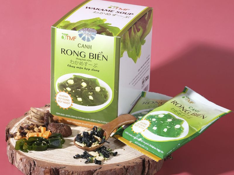 Canh rong biển ăn liền Wakame