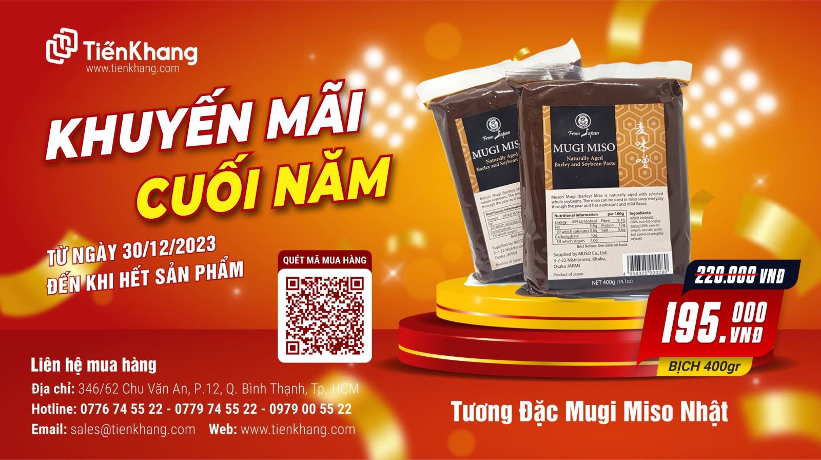 Chương trình khuyến mãi tương đặc Mugi Miso