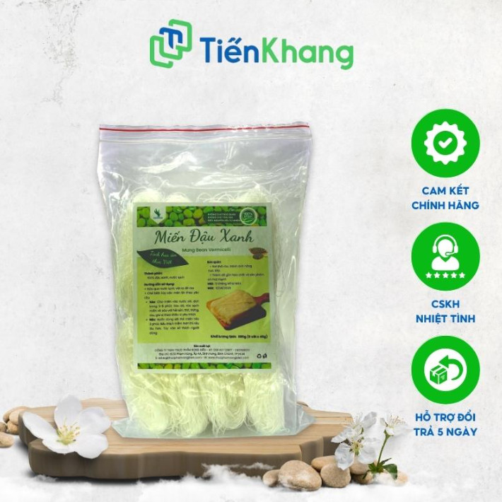 Miến Đậu Xanh Nguyên Chất - Bịch (360gram)