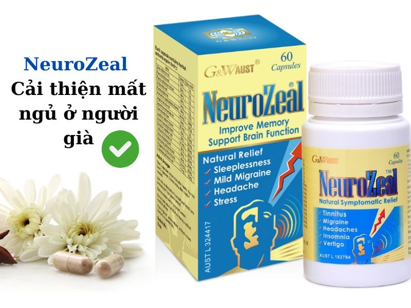 Neurozeal - Cải thiện bệnh mất ngủ ở người già