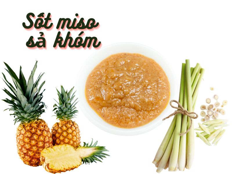 Sốt miso sả khóm