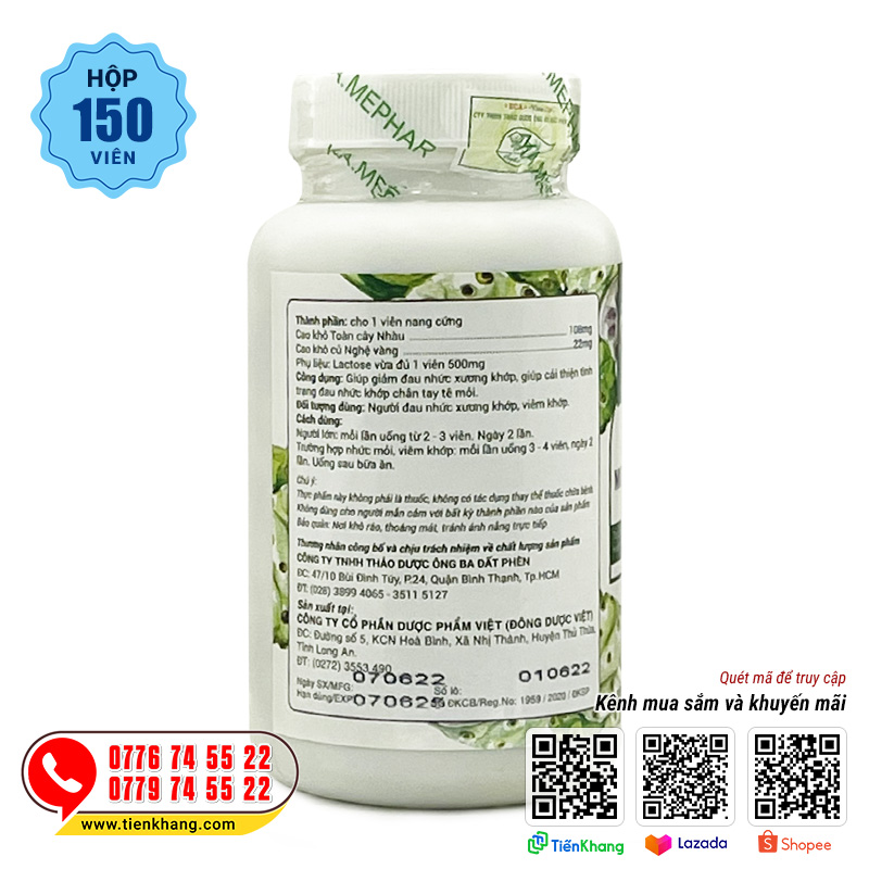 Thành phần của Morinda G Ka