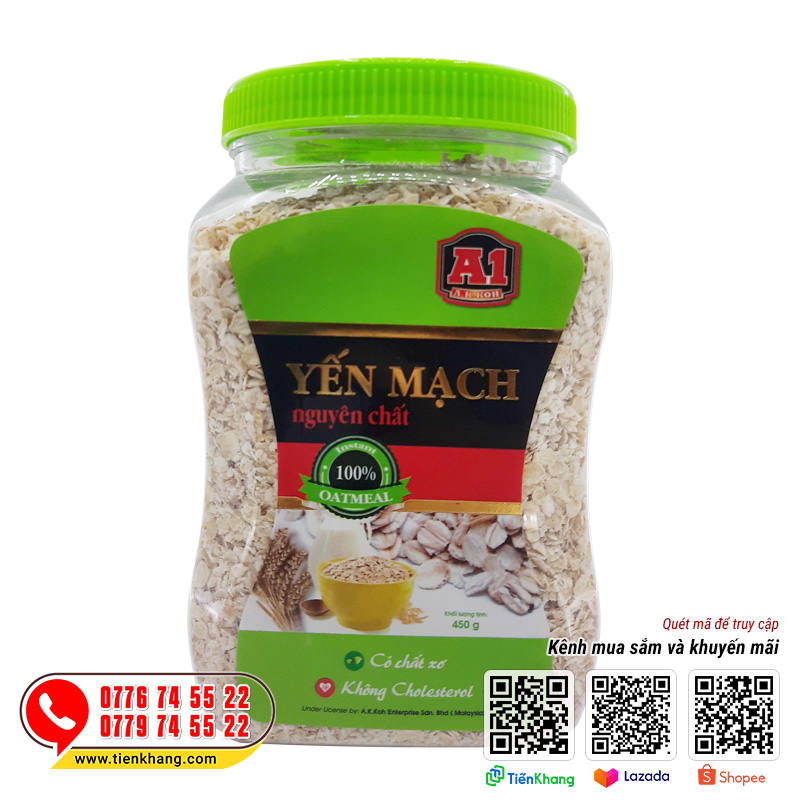 Sản phẩm yến mạch nguyên chất A1