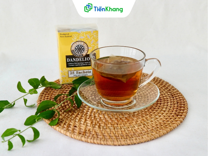 Trà rễ bồ công anh đang được bán tại Tiến Khang