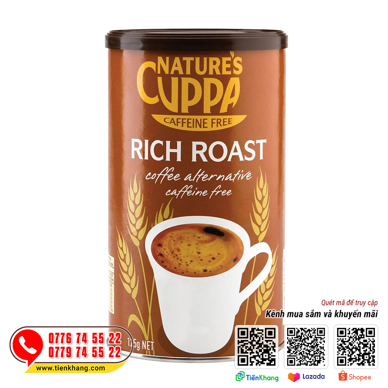 Cà phê ngũ cốc Đức Nature's Cuppa - Lon 125gram