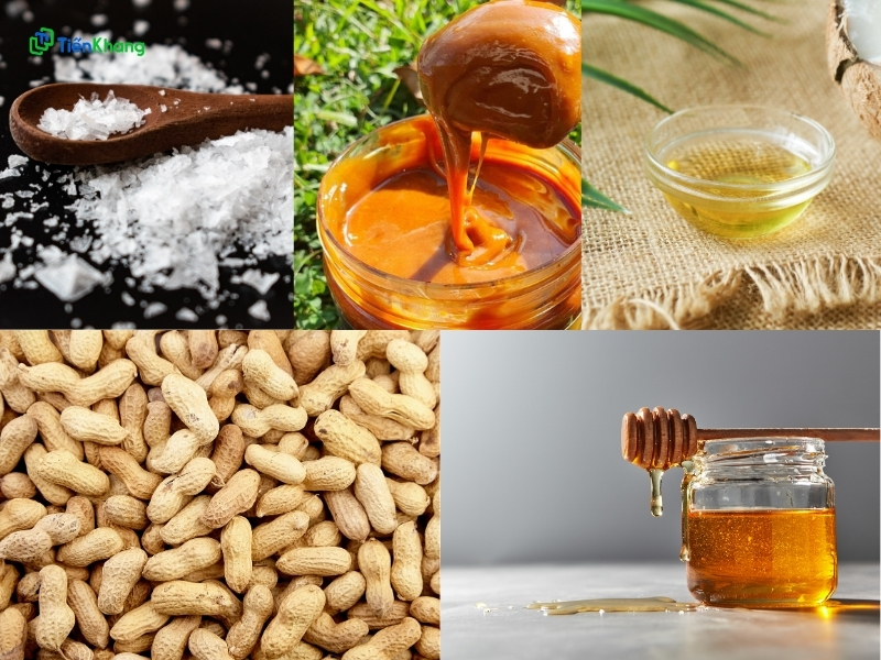 Nguyên liệu cần chuẩn bị khi làm bơ đậu phộng