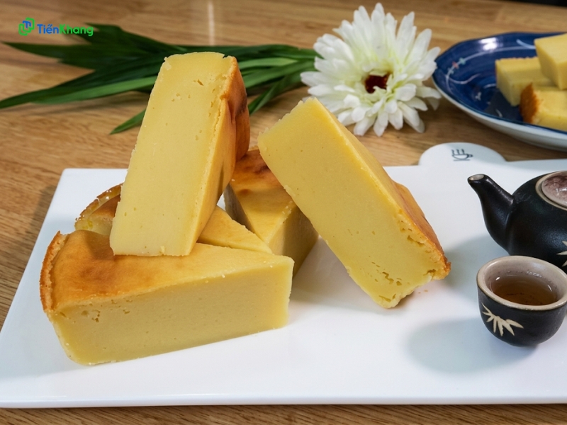 Bánh đậu xanh nướng