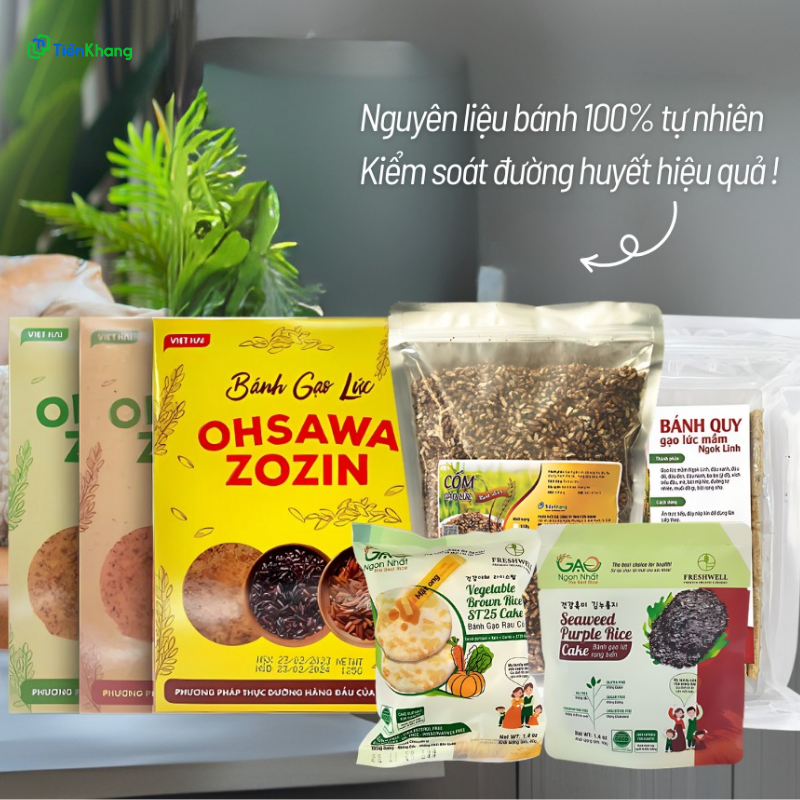 Các loại bánh gạo lứt từ thương hiệu Zozin