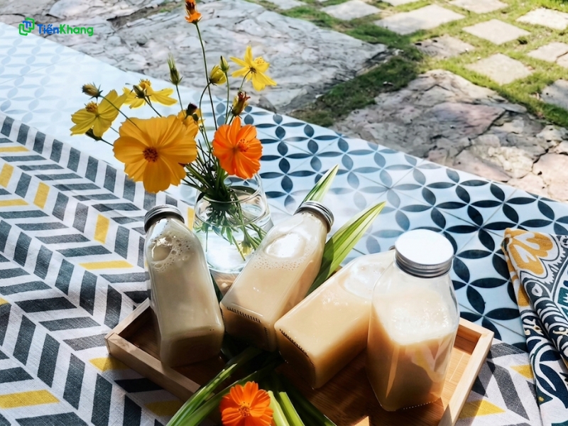 Sữa hạt diêm mạch đậu gà