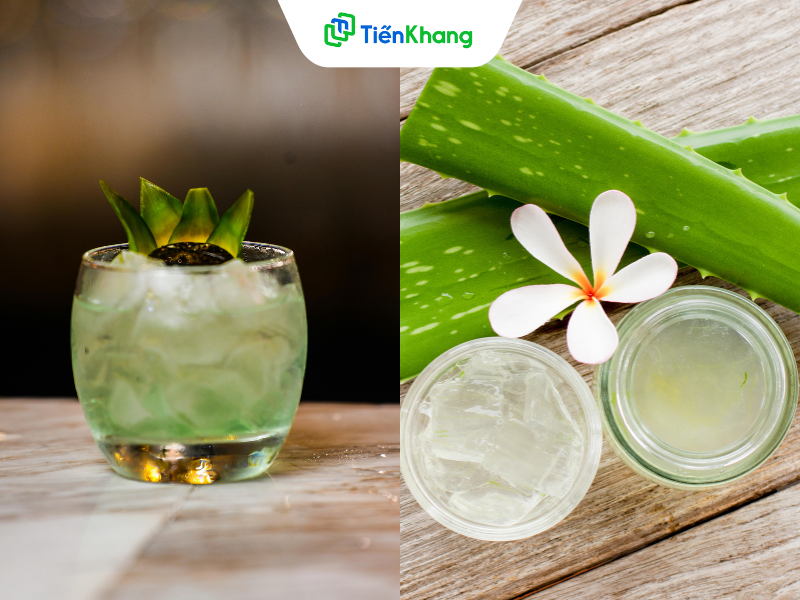 Nước nha đam lá dứa đường phèn