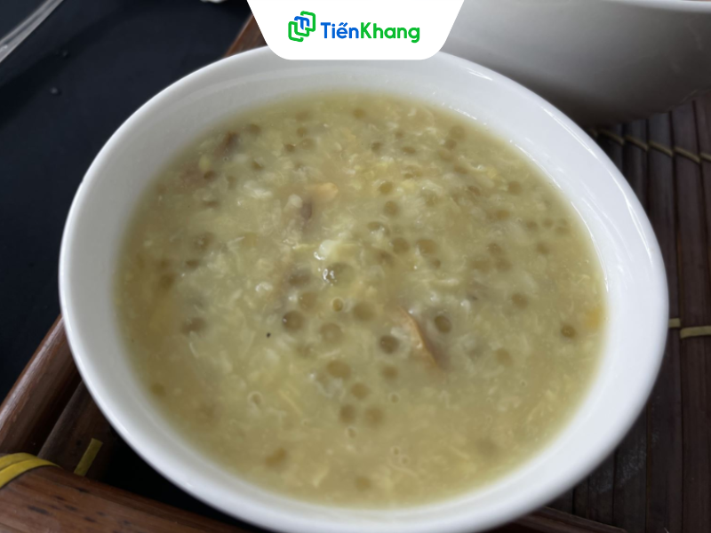 Chè đậu xanh bột báng