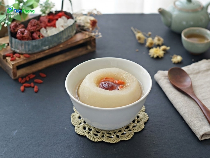 Lê hấp đường phèn là gì?