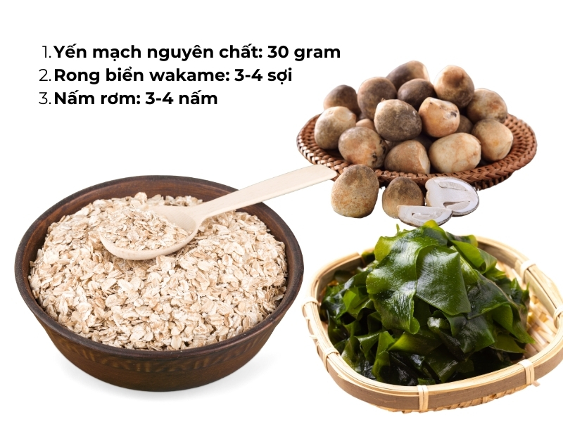 Cháo yến mạch rong biển  