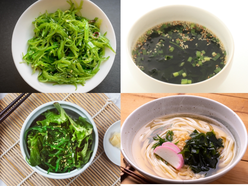 Các món ăn từ rong biển wakame của người Nhật 