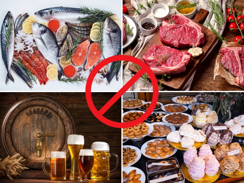 Nguyên tắc thực đơn cho người bị gout 