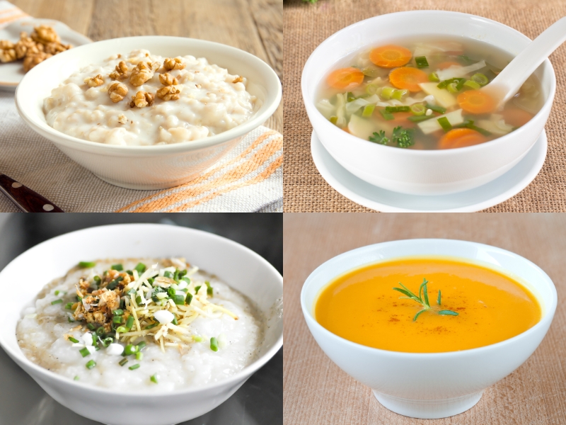Ưu tiên thức ăn dạng lỏng