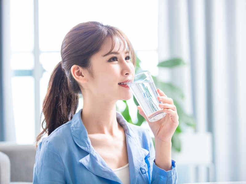 Cung cấp đủ nước cho cơ thể 