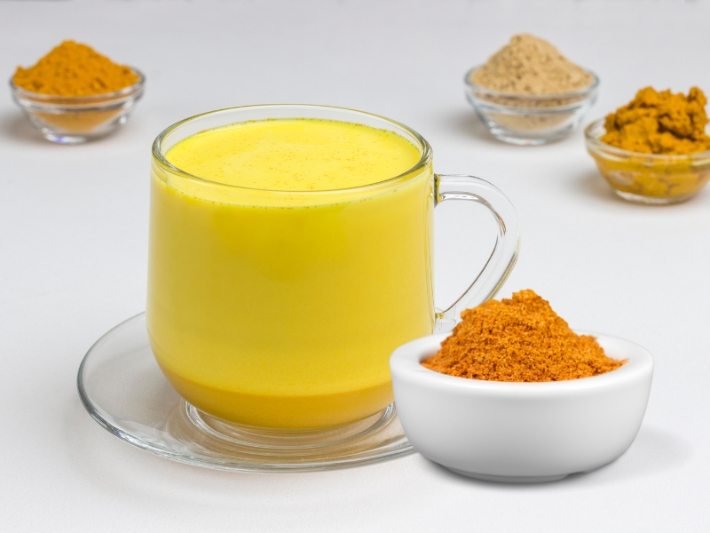 Uống tinh bột nghệ nguyên chất 