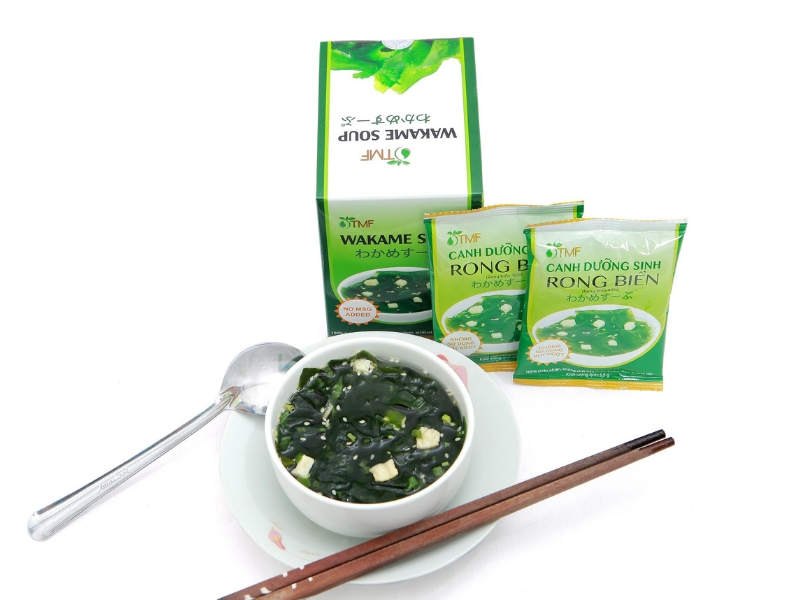 Canh rong biển ăn liền Wakame soup Tâm Minh 