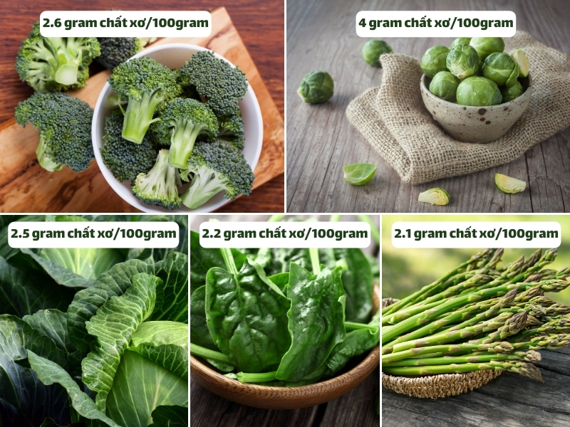 Thực phẩm giàu chất xơ cho bé