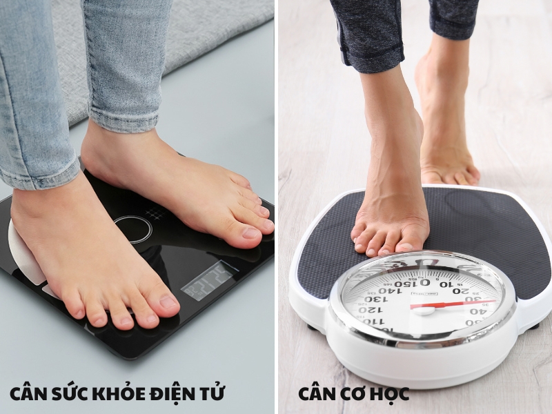 Sự khác biệt giữa cân sức khỏe điện tử và cân cơ học
