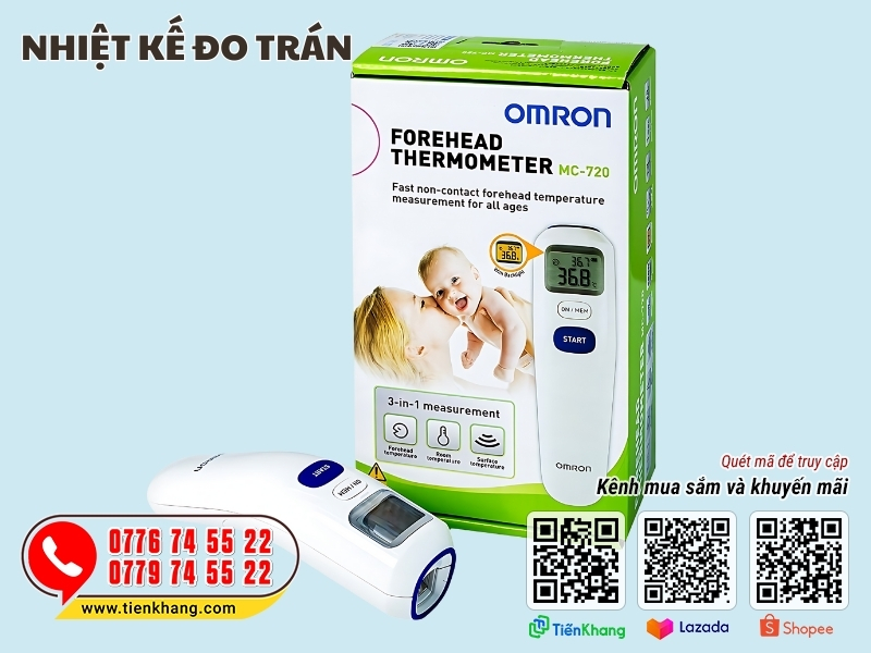 Nhiệt kế đo trán 