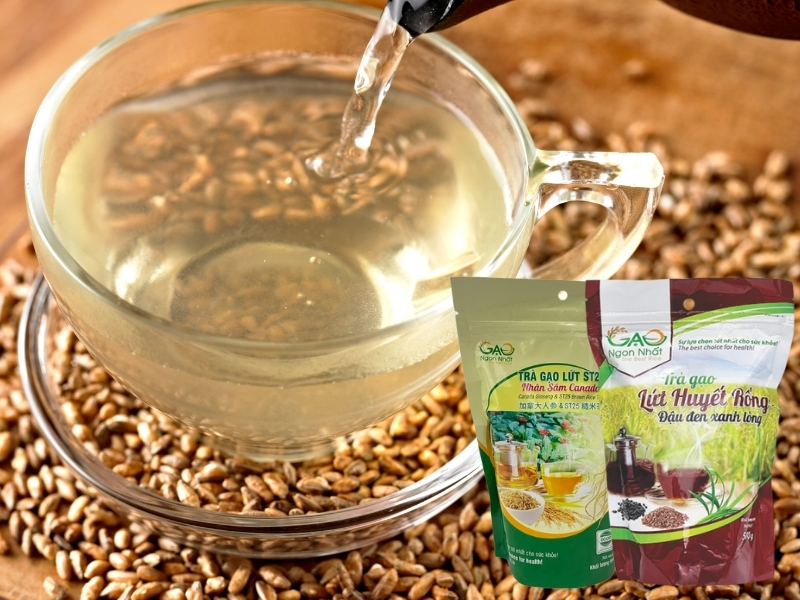 Nước gạo lứt rang