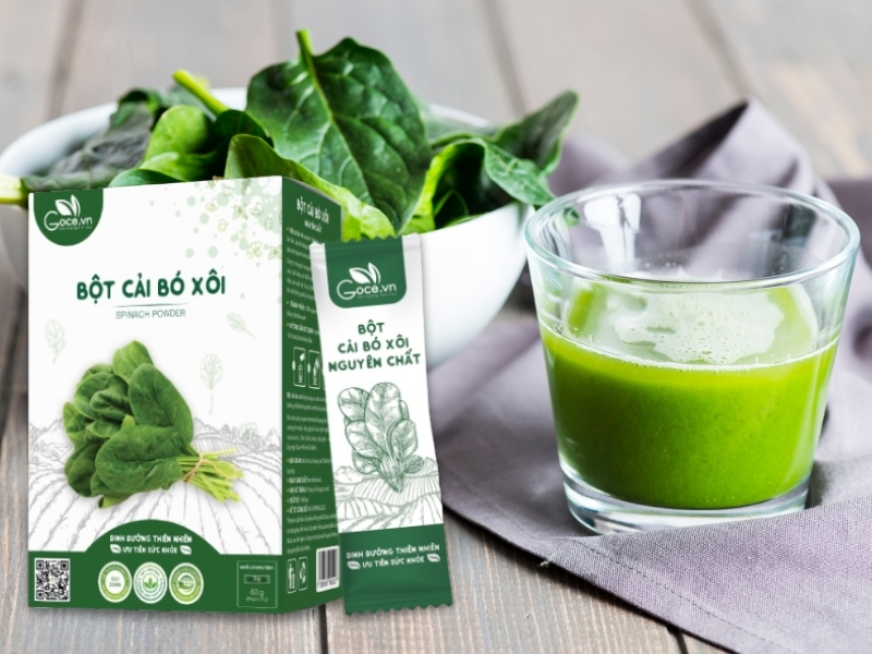 Nước cải bó xôi 