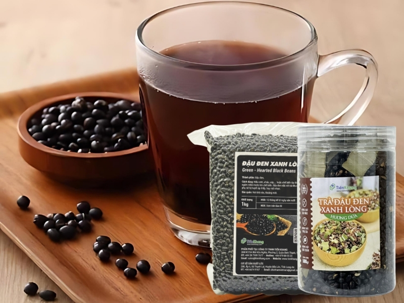 Nước đậu đen rang