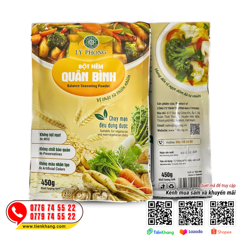 Hình ảnh bột nêm quân bình Lý Phong