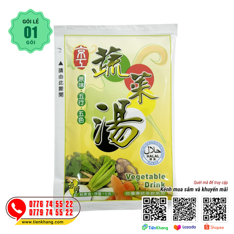 Gói lẻ canh dưỡng sinh King Kung dạng hoà tan