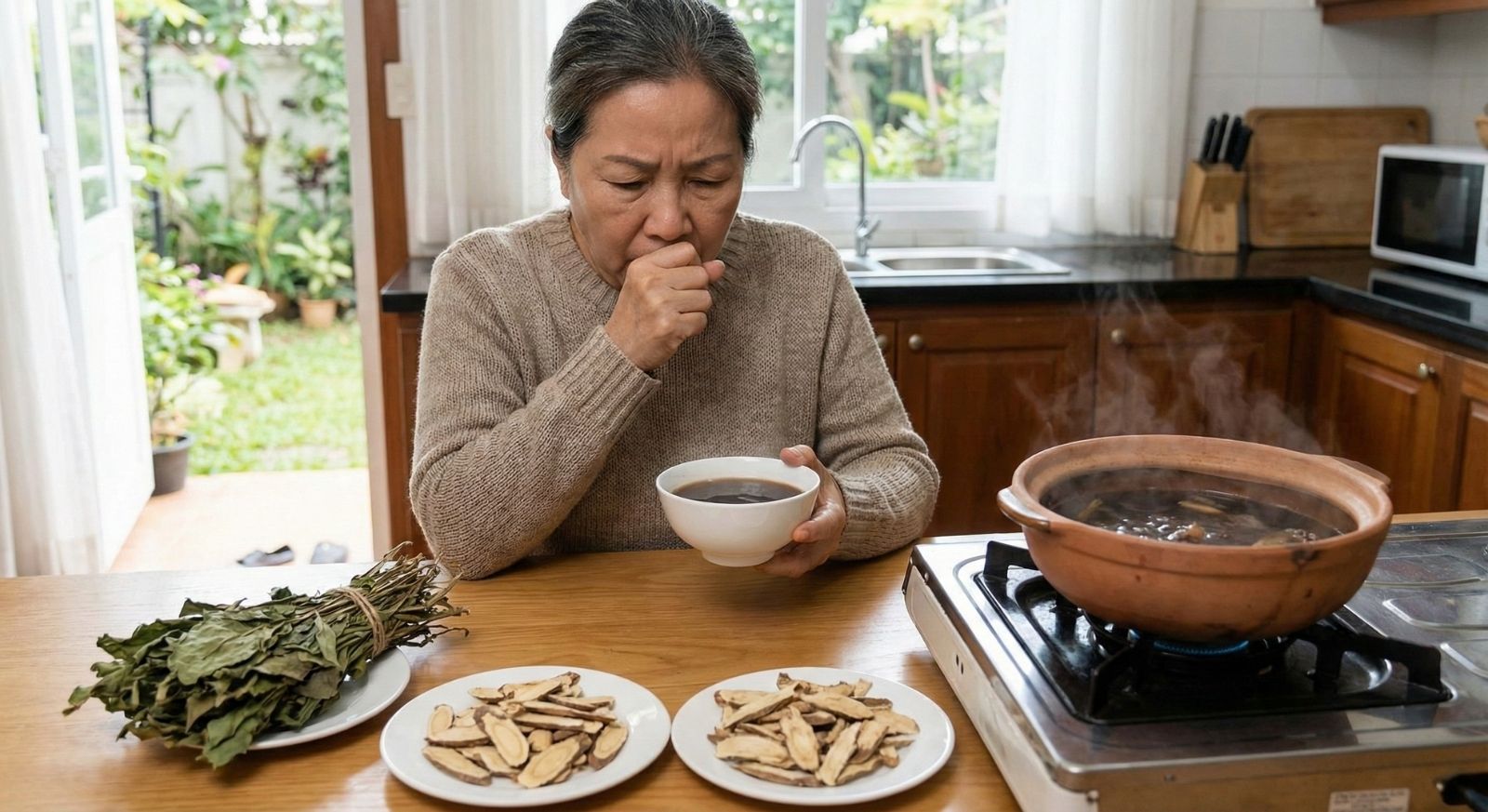 Điều trị bệnh ho, ho có đờm 