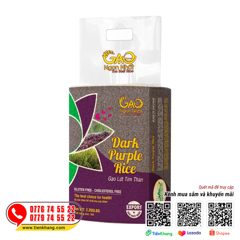 Mua gạo lứt tím than ở đâu chất lượng?