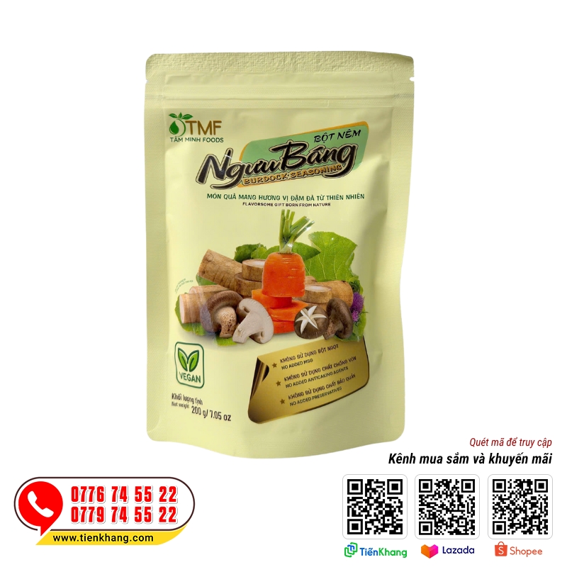 Bột Nêm Ngưu Báng - Bịch (200gram)