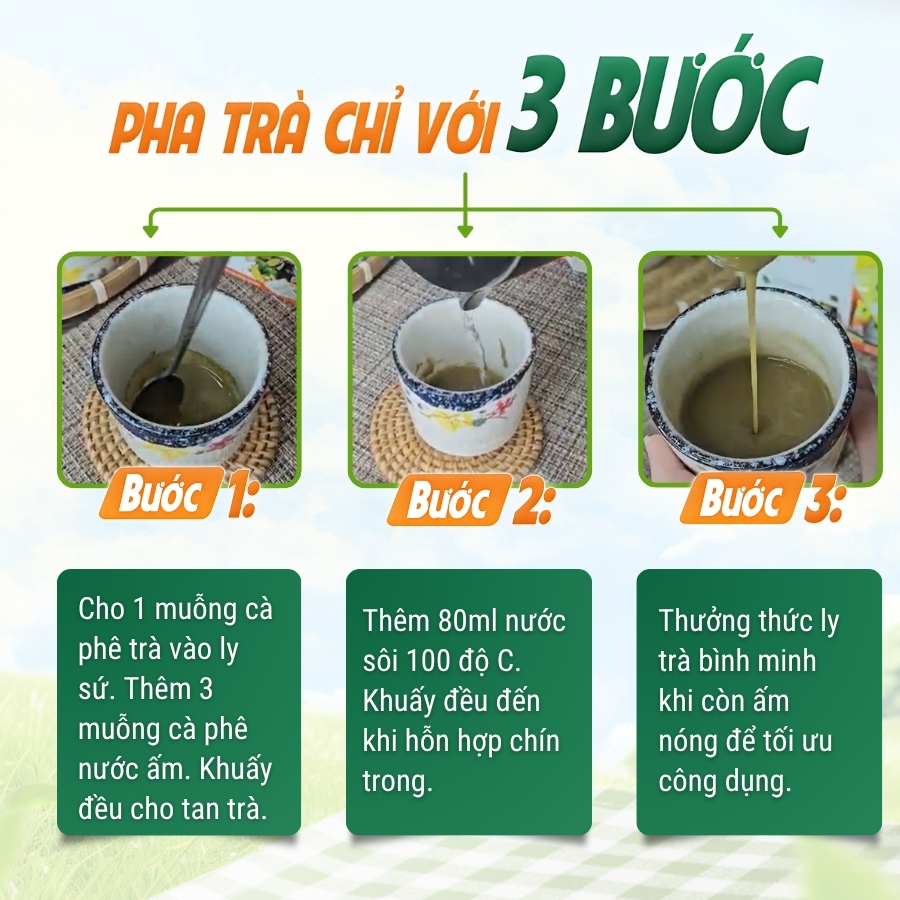 Hướng dẫn cách pha trà bình minh