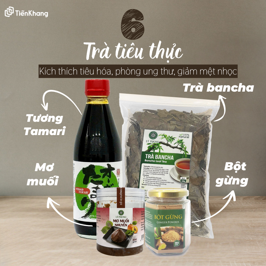 Trà bancha - Nguyên liệu làm trà tiêu thực