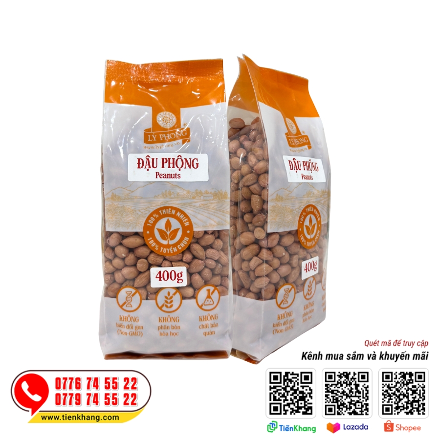 Đậu phộng Lý Phong - Gói 400 gram