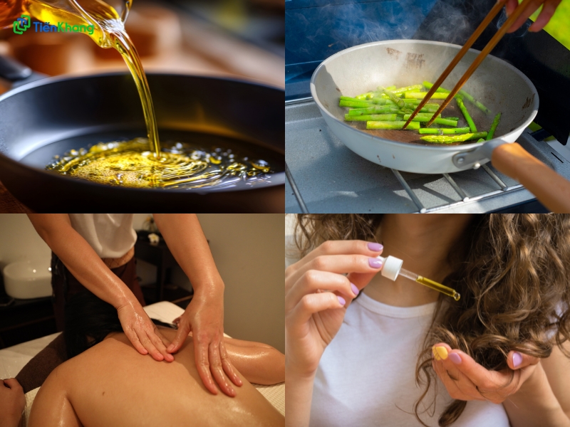 Những công dụng của dầu phộng