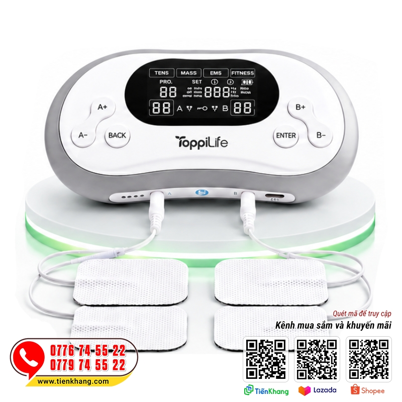 Giới thiêu về máy xung điện trị liệu ToppiLife