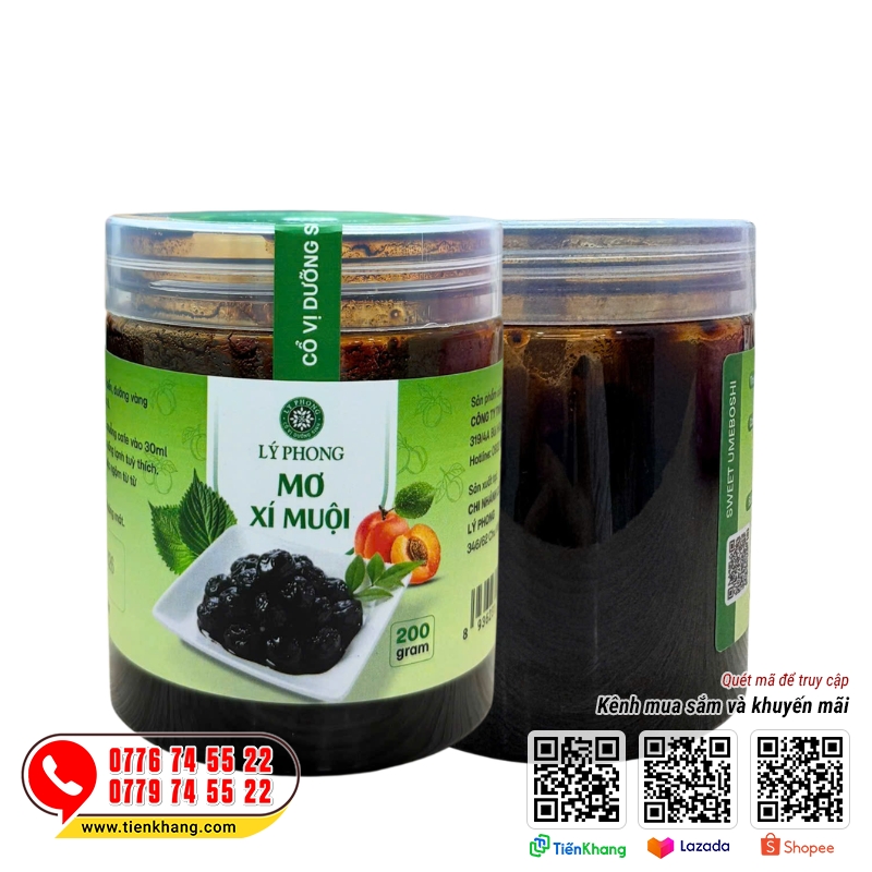 Mơ xí muội Lý Phong được làm từ quả mơ ngâm 7 năm