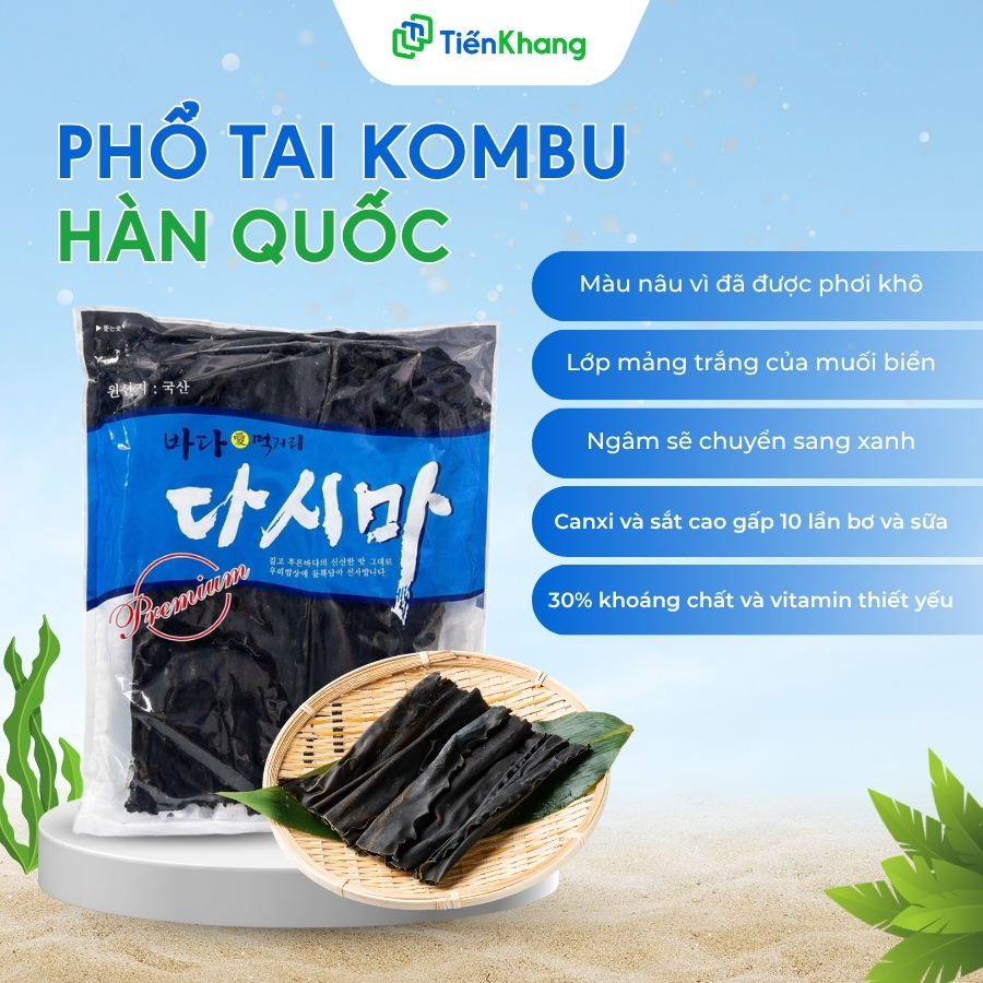 Tìm hiểu về Rong biển Kombu phổ tai 