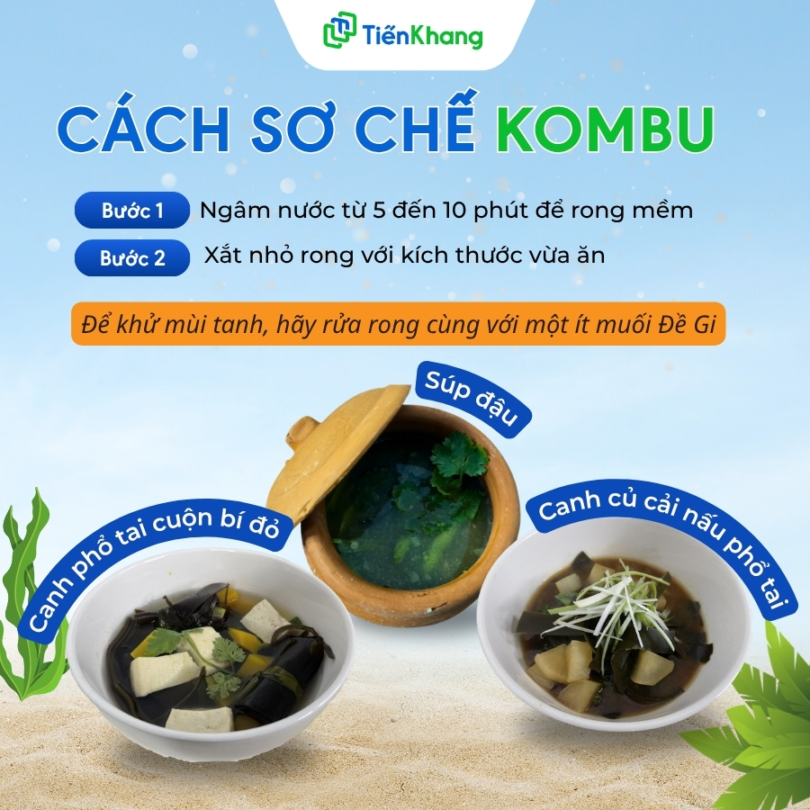 Cách dùng rong biển phổ tai