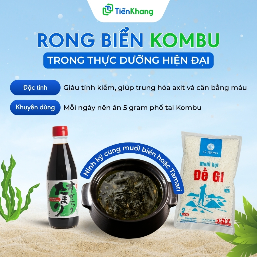 Rong biển phổ tai trong thực dưỡng