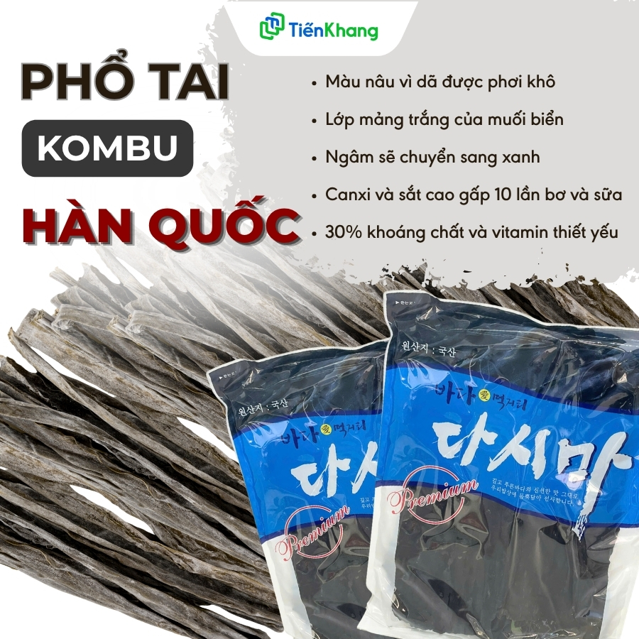 Tìm hiểu về Rong biển Kombu phổ tai 