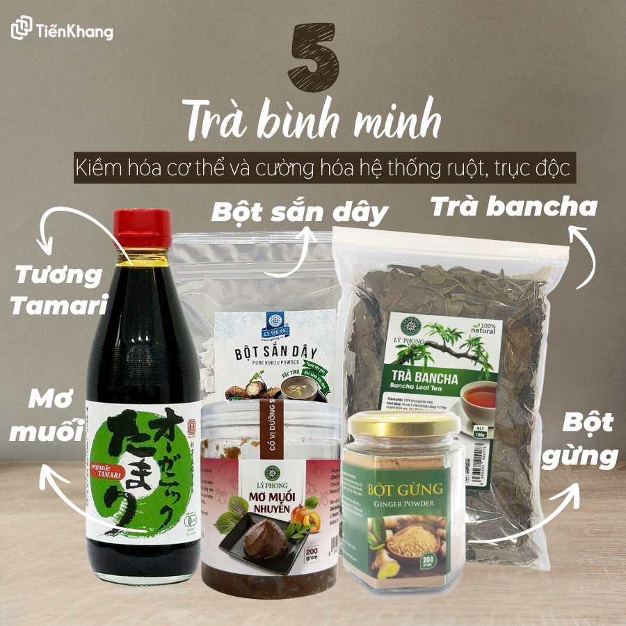 Trà bancha - Nguyên liệu để pha trà bình minh
