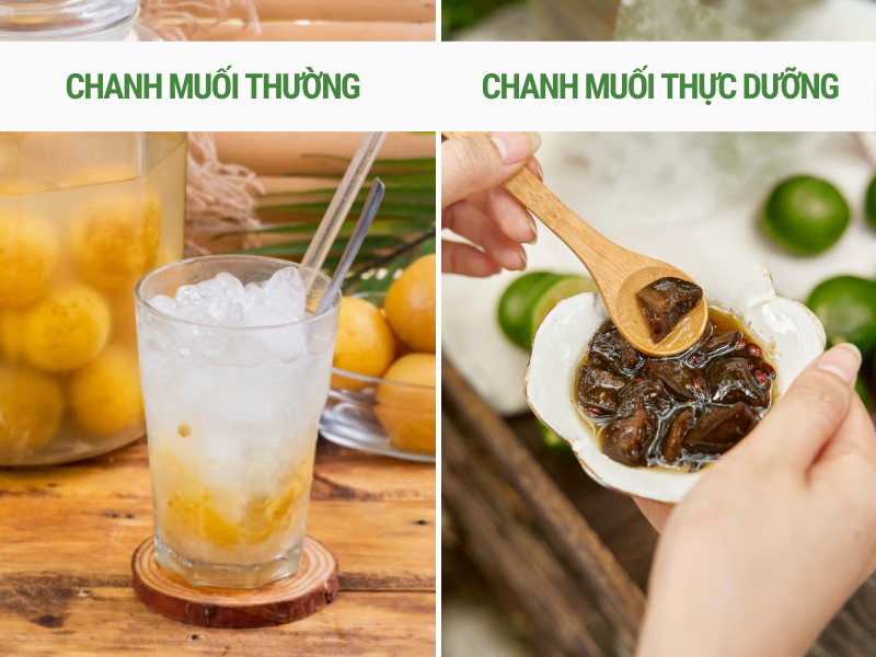 Chanh muối thực dưỡng khác gì với chanh muối thường? 