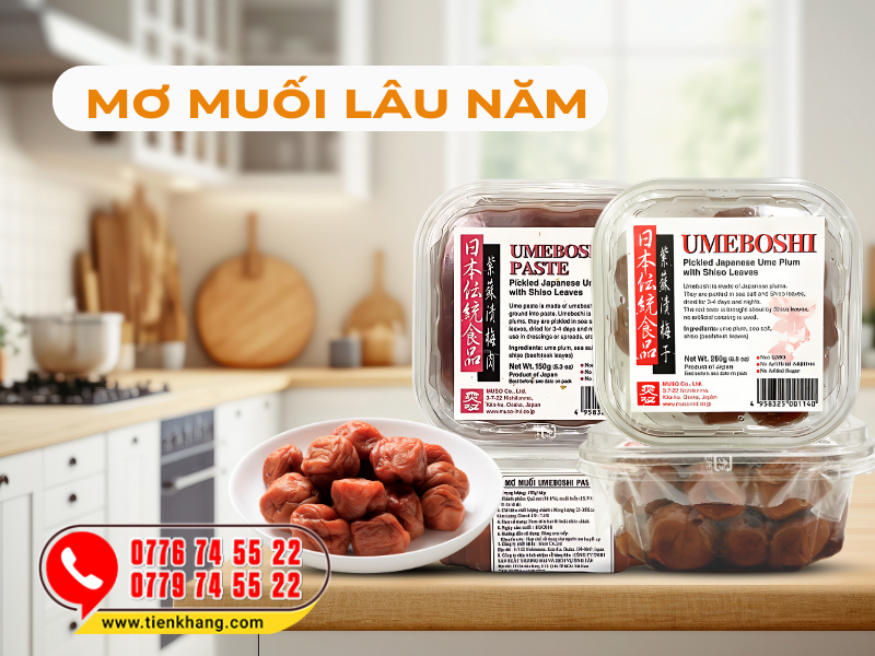 Các loại thực phẩm dưỡng sinh hàng đầu: Mơ muối